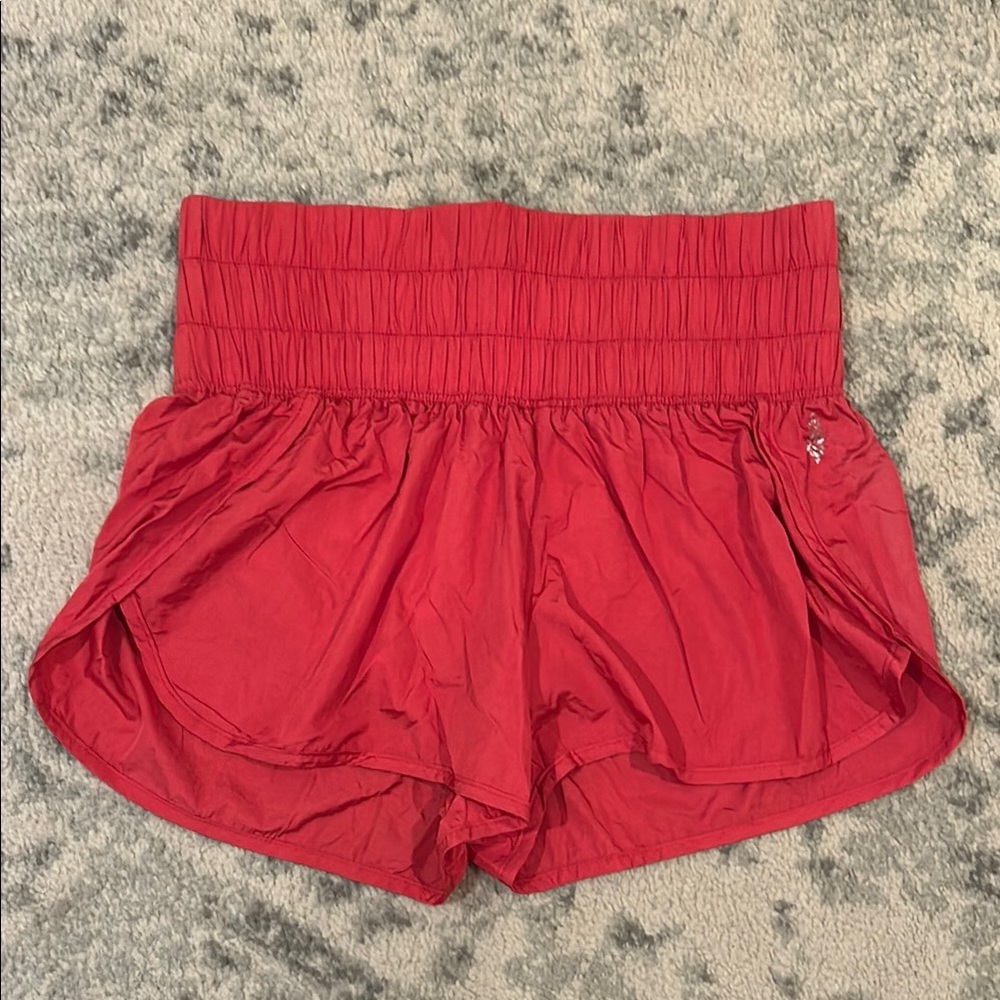 Free People Movement The Way Home Shorts Red